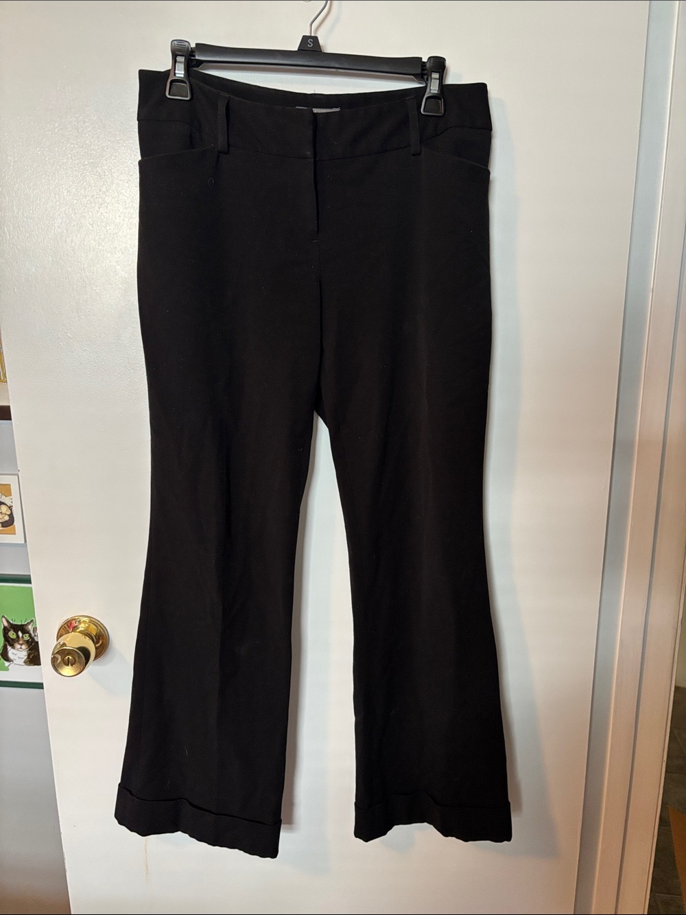 Quiet Luxury Feminine Flare Business Casual Capsule Wardrobe Pants 6P